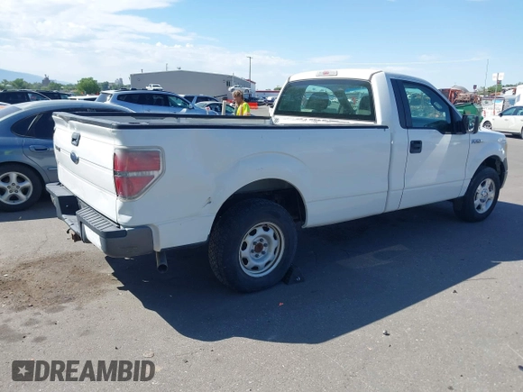2010 Ford F-150 XL with VIN 1FTMF1CW8AKE50488, listed as a IAAI auction lot 42467473 with 213,987 mi miles and . Bid and sale history available at DreamBid. Image 4.