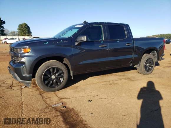 2020 Chevrolet Silverado 1500 Custom with VIN 3GCPWBEK9LG229263, listed as a Copart auction lot 80705084 with 79,688 mi miles and Clean Title. Bid and sale history available at carsss.com. Image 1.