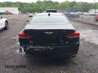 2017 Genesis G80 3.8L with VIN KMHGN4JE0HU171817, listed as a IAAI auction lot 42247623 with 93,048 mi miles and . Bid and sale history available at DreamBid. Image 17.