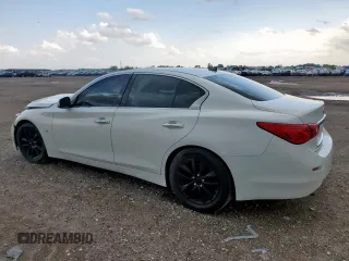 2015 Infiniti Q50 Premium with VIN JN1BV7AP7FM339762, listed as a Copart auction lot 60241965 with 94,278 mi miles and Salvage title. Bid and sale history available at DreamBid. Image 2.