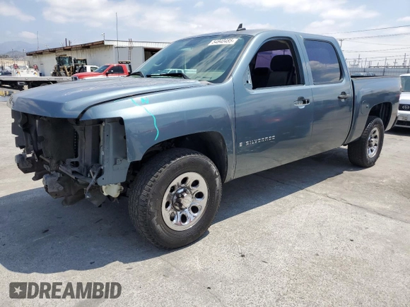 2007 Chevrolet Silverado 1500 Work Truck with VIN 2GCEC13CX71511867, listed as a Copart auction lot 54840485 with 126,447 mi miles and Salvage Title. Bid and sale history available at DreamBid. Image 1.