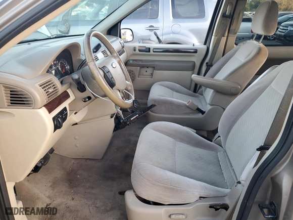 2006 Ford Freestar Wagon SEL with VIN 2FMZA52236BA43475, listed as a Copart auction lot 88723025 with NaN miles and Salvage Title. Bid and sale history available at carsss.com. Image 7.