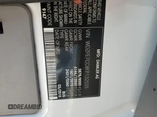 2015 Mercedes-Benz Sprinter Passenger with VIN WDZPE7CC8FP132535, listed as a Copart auction lot 74041354 with 53,192 mi miles and Salvage Title. Bid and sale history available at carsss.com. Image 14.