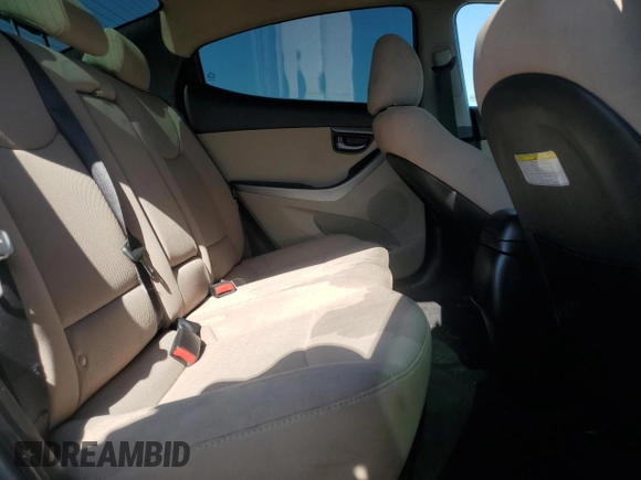 2014 Hyundai Elantra SE with VIN 5NPDH4AE1EH511187, listed as a Copart auction lot 55486415 with 121,124 mi miles and Salvage Title. Bid and sale history available at DreamBid. Image 10.