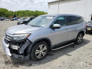 2016 Honda Pilot EX with VIN 5FNYF5H31GB029161, listed as a Copart auction lot 41995425 with 124,793 mi miles and Salvage Title. Bid and sale history available at carsss.com. Image 1.