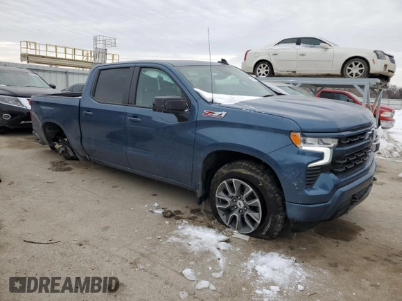 2024 Chevrolet Silverado 1500 RST with VIN 1GCUDEED3RZ143256, listed as a Copart auction lot 45406355 with 12,391 mi miles and Salvage Title. Bid and sale history available at carsss.com. Image 4.