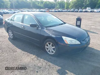2003 Honda Accord EX z VIN 1HGCM665X3A074677, wystawiony jako IAAI lot #42478851 z przebiegiem 129 988 mil mil oraz . Historia ofert i sprzedaży dostępna na DreamBid. Obrazek 1.