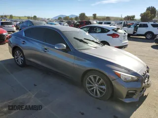 2020 Infiniti Q50 Luxe with VIN JN1EV7AP0LM202428, listed as a Copart auction lot 56969825 with 63,070 mi miles and Salvage title. Bid and sale history available at DreamBid. Image 7.