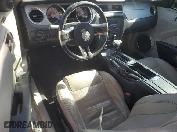 2010 Ford Mustang V6 with VIN 1ZVBP8AN0A5180837, listed as a Copart auction lot 49065685 with 150,494 mi miles and Salvage Title. Bid and sale history available at carsss.com. Image 8.