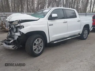2017 Toyota Tundra Platinum with VIN 5TFGW5F17HX214500, listed as a IAAI auction lot 42103903 with 76,775 mi miles and . Bid and sale history available at DreamBid. Image 18.