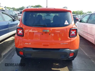 2018 Jeep Renegade Sport with VIN ZACCJBAB8JPJ55880, listed as a IAAI auction lot 42542969 with 70,989 mi miles and . Bid and sale history available at DreamBid. Image 16.