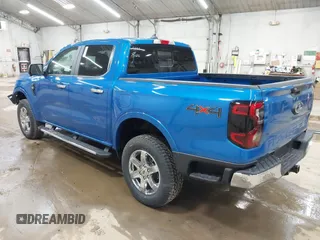 2024 Ford Ranger XLT with VIN 1FTER4HH7RLE69434, listed as a IAAI auction lot 41900530 with 3 mi miles. Bid and sale history available at carsss.com. Image 3.