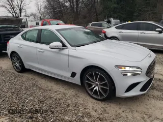 2023 Genesis G70 3.3T with VIN KMTG54TE7PU107887, listed as a Copart auction lot 80254334 with 24,294 mi miles and Salvage Title. Bid and sale history available at DreamBid. Image 4.