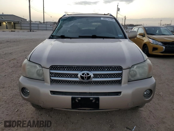 2007 Toyota Highlander w/3rd Row z VIN JTEDW21A070019527, wystawiony jako Copart lot #48214145 z przebiegiem 185 596 mil mil oraz Szkoda całkowita • Salvage title. Historia ofert i sprzedaży dostępna na DreamBid. Obrazek 5.
