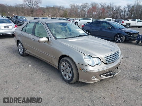 2005 Mercedes-Benz C 240 with VIN WDBRF81J35F665750, listed as a IAAI auction lot 41898295 with 82,991 mi miles and . Bid and sale history available at DreamBid. Image 1.