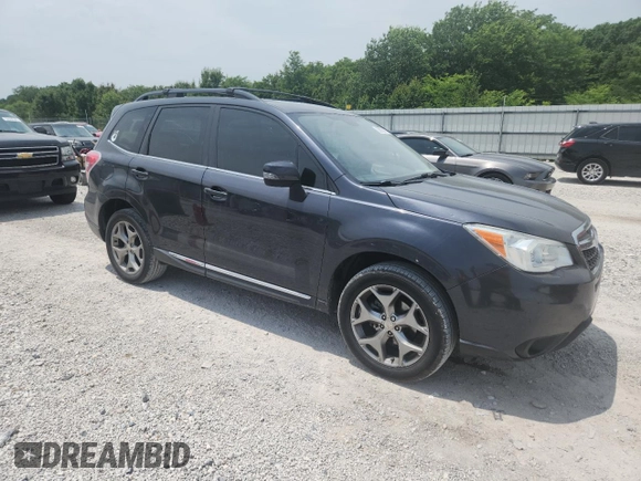 2016 Subaru Forester Touring with VIN JF2SJAXC1GH442763, listed as a Copart auction lot 59053575 with 137,895 mi miles and Salvage title. Bid and sale history available at DreamBid. Image 4.