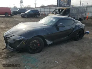 2021 Toyota GR Supra 3.0 with VIN WZ1DB0C03MW036728, listed as a Copart auction lot 85883404 with NaN miles and Salvage Title. Bid and sale history available at carsss.com. Image 1.