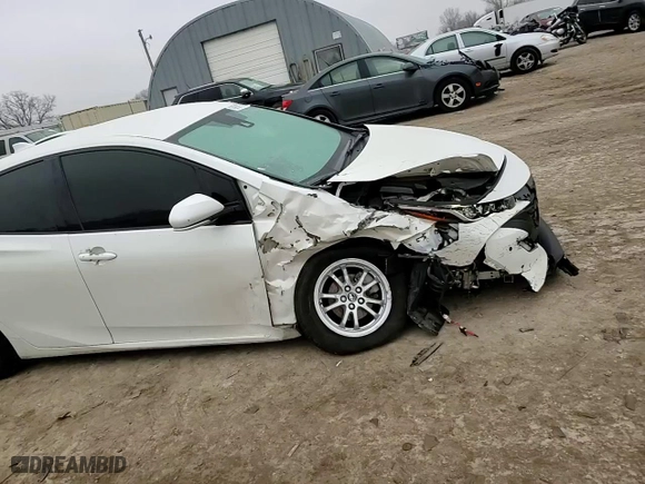 2017 Toyota Prius Prime Plus with VIN JTDKARFP6H3017202, listed as a Copart auction lot 43990975 with 142,080 mi miles and Salvage Title. Bid and sale history available at carsss.com. Image 10.