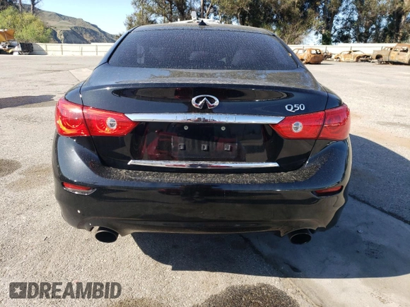 2017 Infiniti Q50 3.0t Premium with VIN JN1EV7AP9HM730394, listed as a Copart auction lot 51626035 with 83,138 mi miles and Salvage Title. Bid and sale history available at carsss.com. Image 6.