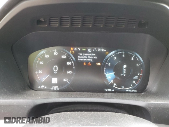 2018 Volvo XC90 Momentum with VIN YV4A22PK3J1200025, listed as a Copart auction lot 54057435 with 125,972 mi miles and Salvage title. Bid and sale history available at DreamBid. Image 9.