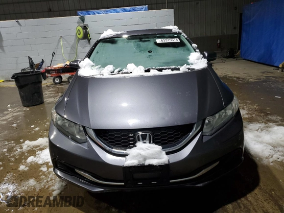 2014 Honda Civic LX z VIN 19XFB2F51EE219843, wystawiony jako Copart lot #83315574 z przebiegiem 162 139 mil mil oraz Czysty tytuł • Clean title. Historia ofert i sprzedaży dostępna na DreamBid. Obrazek 5.