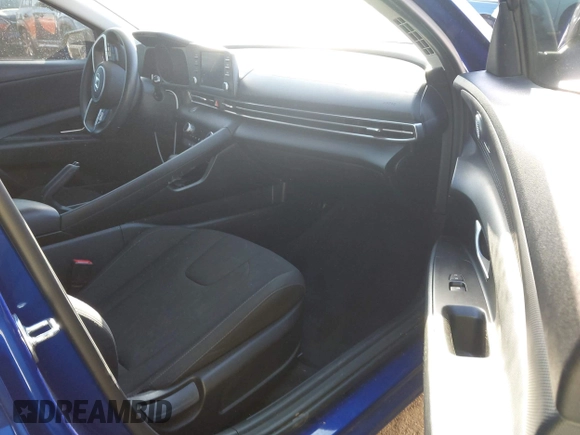 2023 Hyundai Elantra SEL with VIN KMHLM4AG9PU436333, listed as a IAAI auction lot 41998462 with 22,751 mi miles and . Bid and sale history available at DreamBid. Image 5.