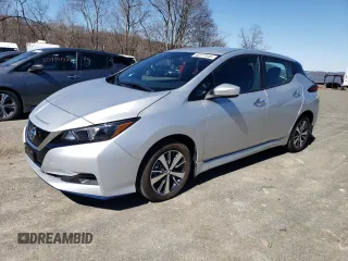 2022 Nissan LEAF S Plus with VIN 1N4BZ1BV1NC561011, listed as a Copart auction lot 50177545 with 18,430 mi miles and Salvage Title. Bid and sale history available at DreamBid. Image 1.