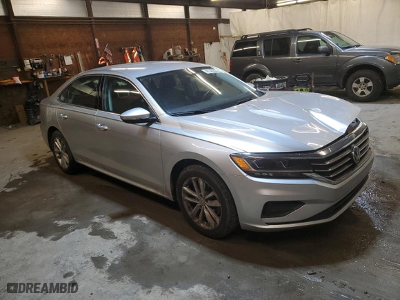 2020 Volkswagen Passat 2.0T SE with VIN 1VWSA7A36LC010412, listed as a Copart auction lot 40148263 with 56,508 mi miles. Bid and sale history available at carsss.com. Image 4.