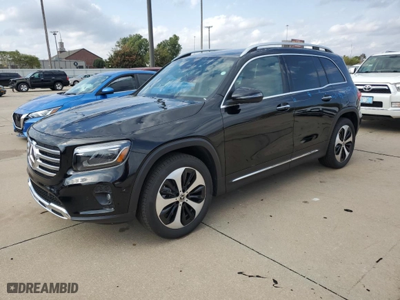 2024 Mercedes-Benz GLB with VIN W1N4M4GB7RW380221, listed as a Copart auction lot 78418574 with 2,957 mi miles and Salvage Title. Bid and sale history available at carsss.com. Image 1.