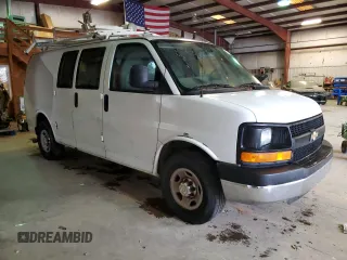 2014 Chevrolet Express Cargo Van with VIN 1GCWGFCB5E1130248, listed as a Copart auction lot 45773125 with 140,728 mi miles and Clean Title. Bid and sale history available at carsss.com. Image 4.