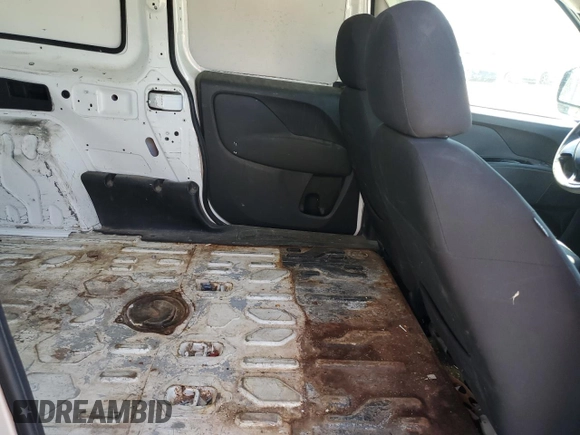2015 Ram ProMaster City Cargo Tradesman with VIN ZFBERFAT6F6A27495, listed as a Copart auction lot 49292735 with 113,953 mi miles and Salvage Title. Bid and sale history available at DreamBid. Image 10.