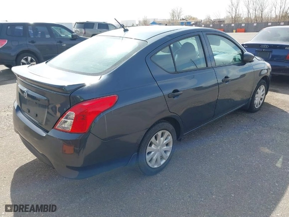 2017 Nissan Versa Sedan SV with VIN 3N1CN7AP8HL830455, listed as a IAAI auction lot 41837678 with 107,067 mi miles. Bid and sale history available at carsss.com. Image 4.