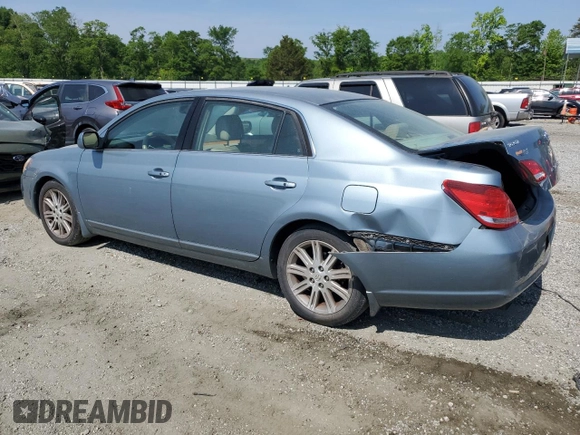 2005 Toyota Avalon XL z VIN 4T1BK36B95U005898, wystawiony jako Copart lot #54469595 z przebiegiem 176 901 mil mil oraz Szkoda całkowita • Salvage title. Historia ofert i sprzedaży dostępna na DreamBid. Obrazek 2.