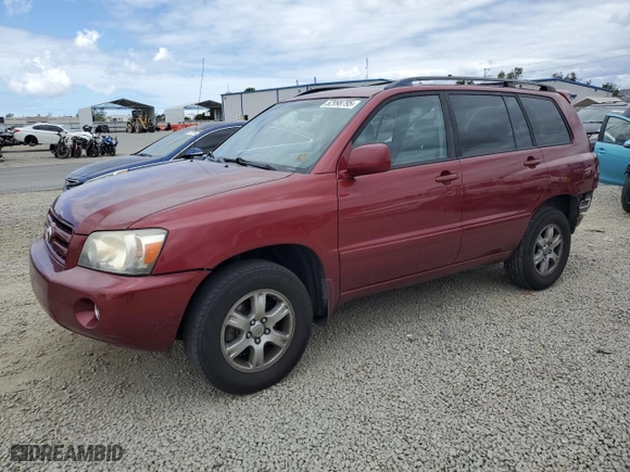 2007 Toyota Highlander with VIN JTEHP21A070193063, listed as a Copart auction lot 52998795 with 181,763 mi miles and Salvage Title. Bid and sale history available at carsss.com. Image 1.