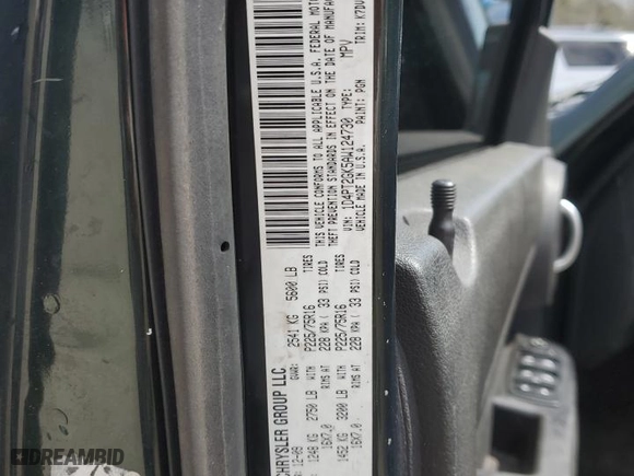 2010 Dodge Nitro SE with VIN 1D4PT2GK5AW124730, listed as a Copart auction lot 49146165 with 142,706 mi miles and Salvage Title. Bid and sale history available at carsss.com. Image 13.