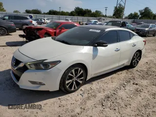 2017 Nissan Maxima S with VIN 1N4AA6AP1HC446013, listed as a Copart auction lot 75332974 with 129,879 mi miles and Salvage title. Bid and sale history available at DreamBid. Image 1.