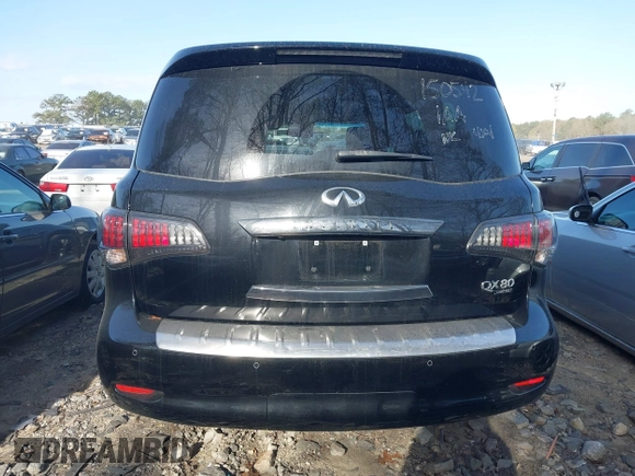 2017 Infiniti QX80 with VIN JN8AZ2NE8H9150542, listed as a IAAI auction lot 41810110 with 112,328 mi miles and . Bid and sale history available at DreamBid. Image 16.