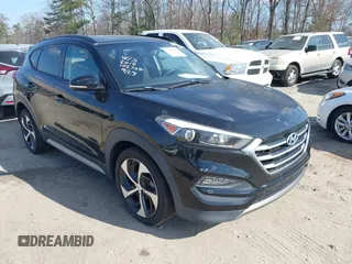 2018 Hyundai Tucson Value with VIN KM8J33A24JU767790, listed as a IAAI auction lot 41502084 with 102,741 mi miles. Bid and sale history available at carsss.com. Image 1.