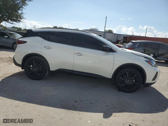 2024 Nissan Murano SV with VIN 5N1AZ2BJ9RC105476, listed as a Copart auction lot 74907784 with 524 mi miles and Salvage Title. Bid and sale history available at carsss.com. Image 4.