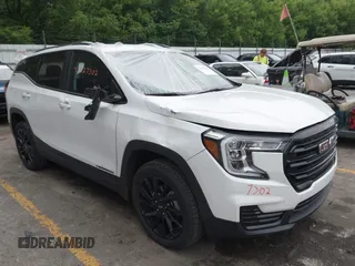 2023 GMC Terrain SLE with VIN 3GKALTEG1PL166984, listed as a IAAI auction lot 42427302 with 16,558 mi miles and . Bid and sale history available at DreamBid. Image 1.