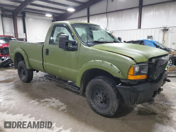 1999 Ford Super Duty F-250 XL with VIN 1FTNF21F8XED51447, listed as a Copart auction lot 81501984 with 82,557 mi miles and Salvage Title. Bid and sale history available at carsss.com. Image 4.