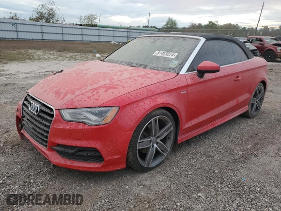 2016 Audi A3 2.0T Premium Plus with VIN WAUY8LFF2G1003203, listed as a Copart auction lot 81468524 with 114,158 mi miles and Salvage Title. Bid and sale history available at carsss.com. Image 1.