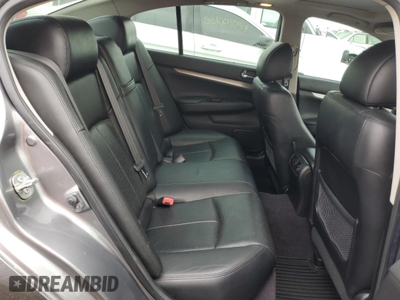 2011 Infiniti G25 Sedan x with VIN JN1DV6AR2BM653043, listed as a Copart auction lot 52509685 with 107,724 mi miles and Salvage Title. Bid and sale history available at carsss.com. Image 10.