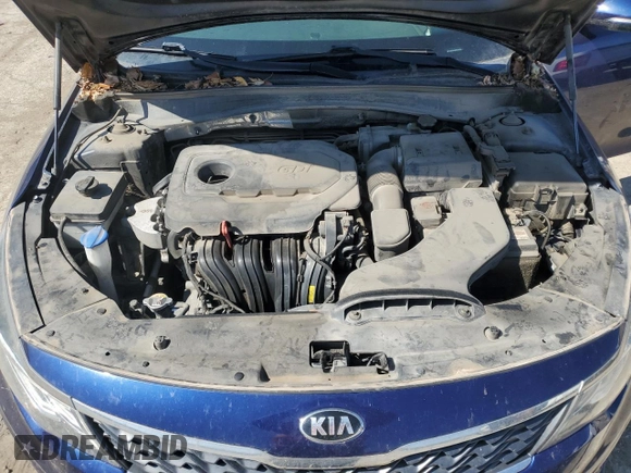 2019 Kia Optima LX with VIN 5XXGT4L33KG277679, listed as a Copart auction lot 48365435 with 124,878 mi miles and Salvage Title. Bid and sale history available at carsss.com. Image 12.