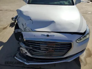 2019 Genesis G90 5.0L Ultimate with VIN KMHG54JH0KU050836, listed as a Copart auction lot 80133504 with 72,720 mi miles and Salvage Title. Bid and sale history available at carsss.com. Image 11.