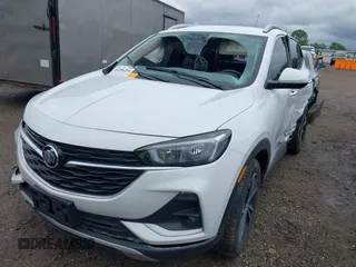 2023 Buick Encore GX Select with VIN KL4MMDS28PB154198, listed as a IAAI auction lot 42206254 with 23,392 mi miles and . Bid and sale history available at DreamBid. Image 3.