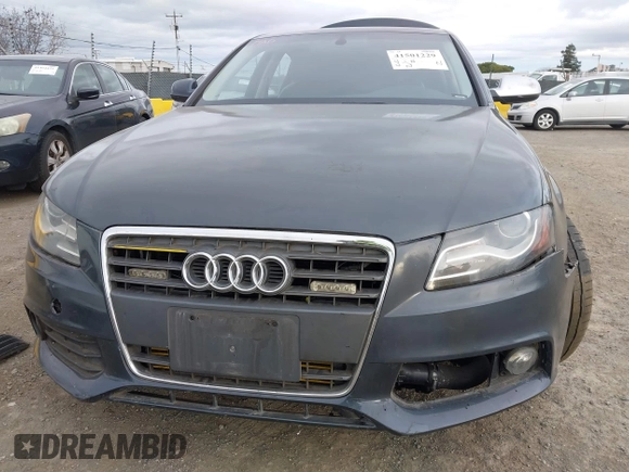 2010 Audi A4 2.0T Premium Plus with VIN WAUEFAFL2AN001812, listed as a IAAI auction lot 41501229 with 169,478 mi miles. Bid and sale history available at carsss.com. Image 6.