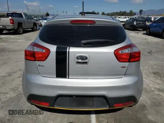 2012 Kia Rio LX with VIN KNADM5A37C6092993, listed as a Copart auction lot 48458034 with 108,314 mi miles and Salvage Title. Bid and sale history available at DreamBid. Image 6.