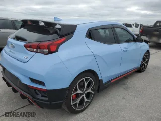 2019 Hyundai Veloster N with VIN KMHT36AHXKU002759, listed as a Copart auction lot 71828823 with 30,778 mi miles. Bid and sale history available at carsss.com. Image 3.