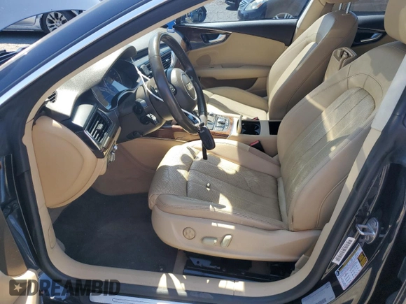 2012 Audi A7 Prestige with VIN WAU3GAFC8CN169767, listed as a Copart auction lot 64520035 with 123,538 mi miles and Salvage title. Bid and sale history available at DreamBid. Image 7.